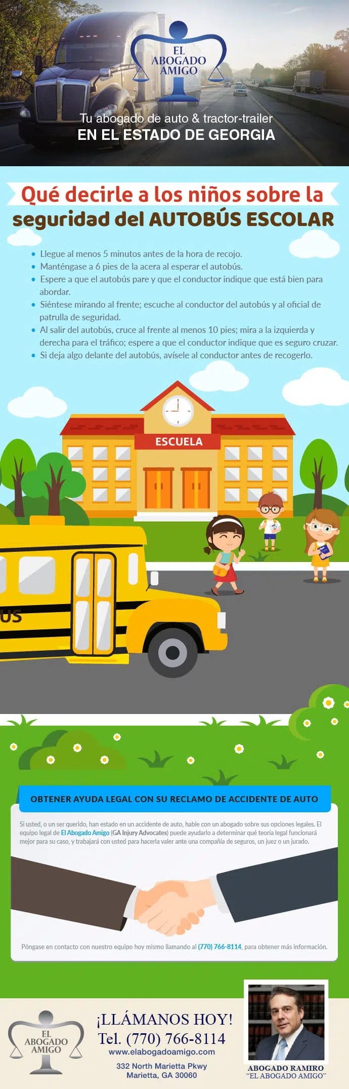 Qué decirle a los niños sobre la seguridad del autobús escolar