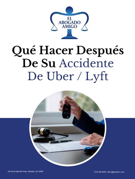 que hacer después de un accidente de Uber/Lyft