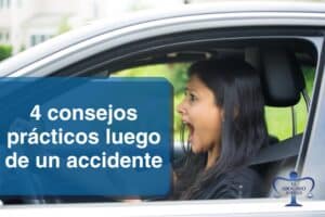 4 consejos prácticos que le servirán luego de un accidente